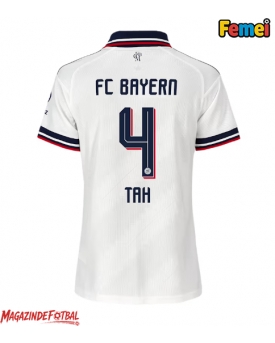 Bayern Munich Jonathan Tah #4 Tricou Fotbal Replică 2026-27 Femei Deplasare Bayern Munich Jonathan Tah #4 Tricou Fotbal Replică 2026-27 Femei Deplasare